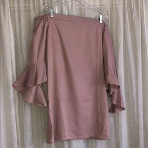 Pink strapless dress NWOT